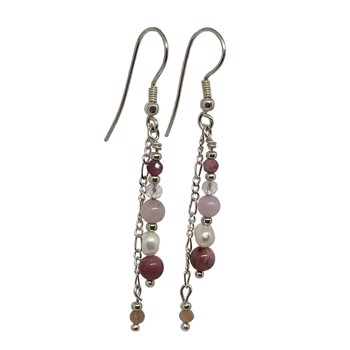Köp Risvig Jewelry model Willow-rosa-sølv her på din klockorn och smycken shop